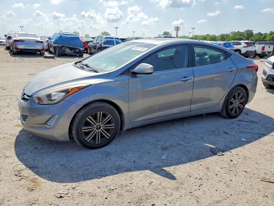 2015 Hyundai Elantra VIN KMHDH4AE8FU455655 COPART salvage auction — NORMAL WEAR, Salvage Title, sold $650 on 2026-07-17 (photo 1)