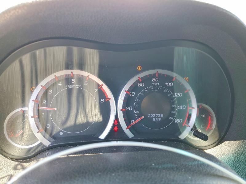 2012 Acura Tsx VIN JH4CU2E86CC024042 COPART salvage auction — FRONT END, Or - Salvage Title Certificate, sold $1,500 on 2026-09-08 (photo 9)