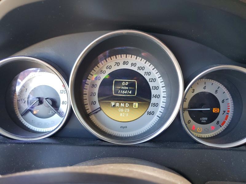 2012 Mercedes-benz C-klasse VIN WDDGF8BB0CF920180 COPART salvage auction — FRONT END, Ca - Dis/Dlr/Exp Only Clean Title, sold $975 on 2026-07-25 (photo 9)