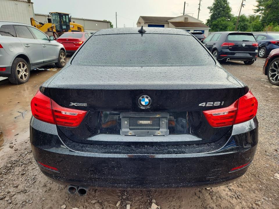 2015 BMW 4er VIN WBA3N9C5XFK247241 COPART salvage auction — FRONT END, Pa - Cert Of Title-W&R=Flood&Recnst, sold $600 on 2026-07-27 (photo 6)