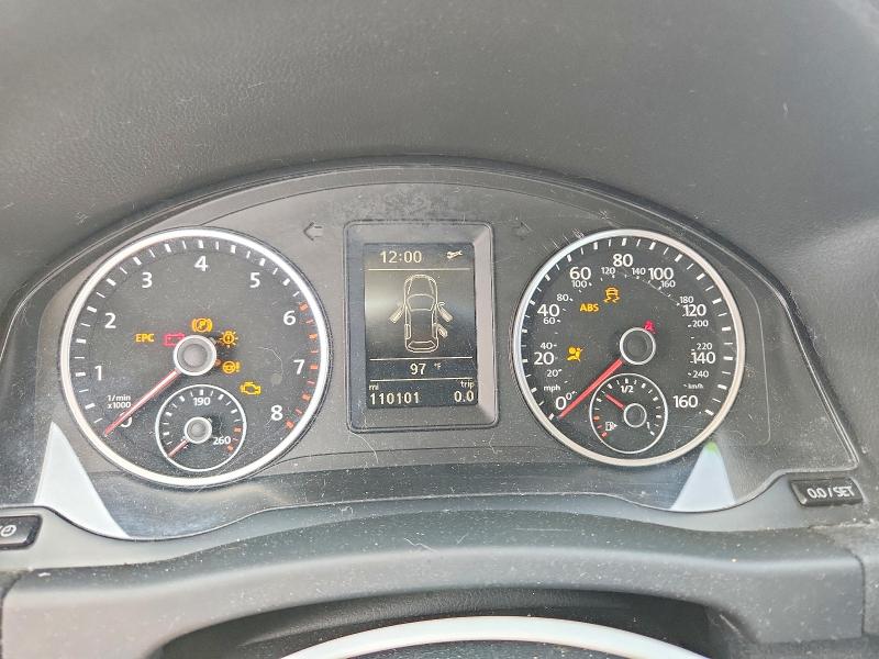 2016 Volkswagen Tiguan VIN WVGBV7AX5GW014414 COPART salvage auction — FRONT END, Fl - Cert Of Title Slvg Rebuildable, sold $450 on 2026-08-19 (photo 9)