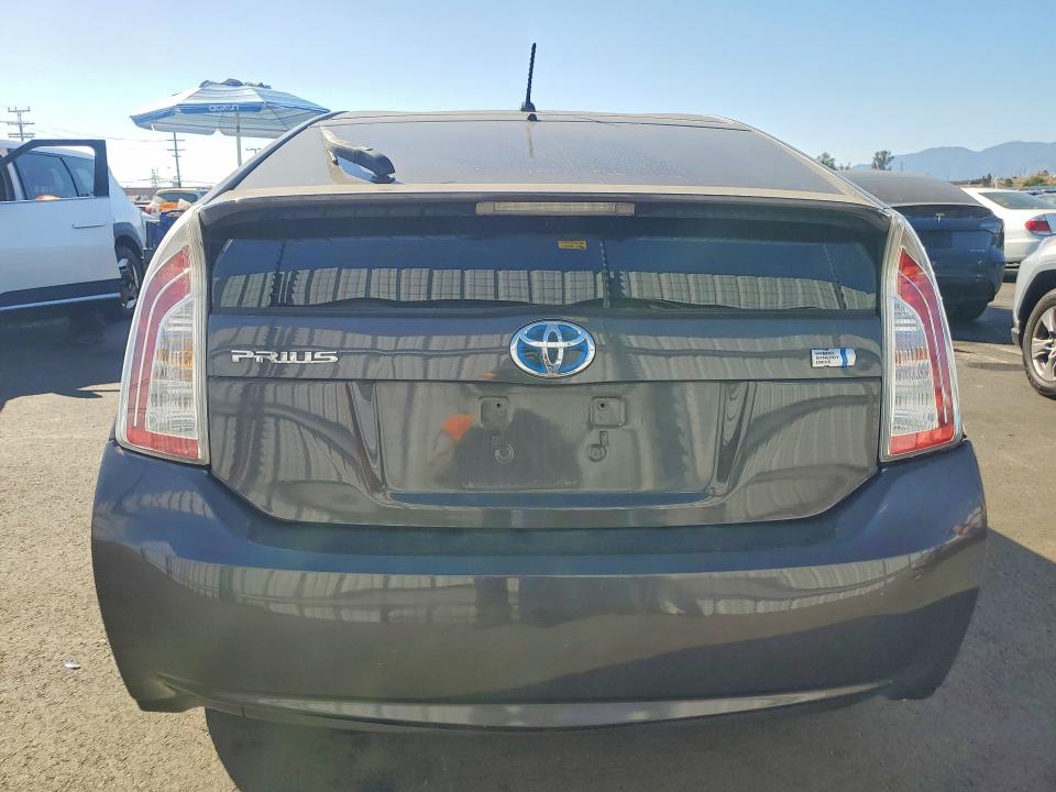 2012 Toyota Prius VIN JTDKN3DUXC1609099 COPART salvage auction — FRONT END, Ca - Salvage Certificate, sold $900 on 2026-07-27 (photo 6)
