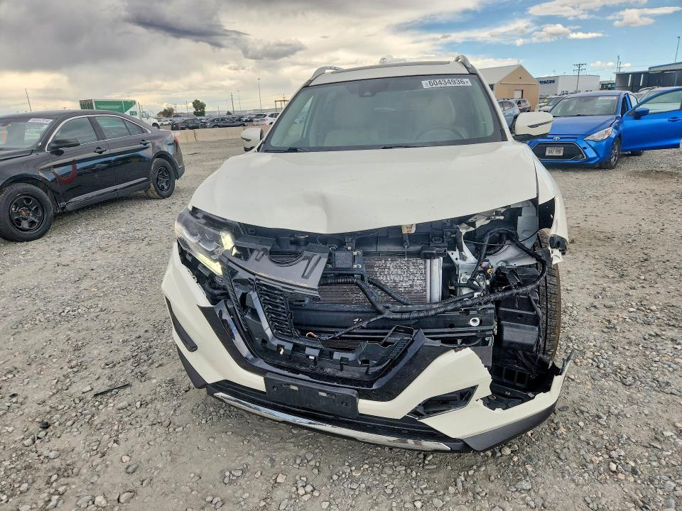 2017 Nissan Rogue VIN JN8AT2MV8HW280888 COPART salvage auction — FRONT END, Co - Public - Salvage Title, sold $1,600 on 2026-07-30 (photo 5)