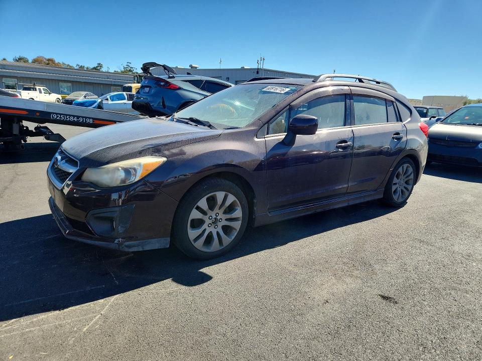 2013 Subaru Impreza VIN JF1GPAL61D1869759 COPART salvage auction — WATER/FLOOD, Ca - Salvage Certificate, sold $1,200 on 2026-07-24 (photo 1)