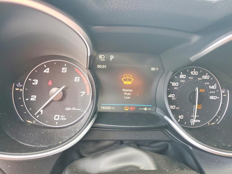 2018 Alfa romeo Stelvio VIN ZASFAKNN5J7B66957 COPART salvage auction — ALL OVER, GA - CERTIFICATE OF TITLE, sold $7,500 on 2026-07-17 (photo 9)