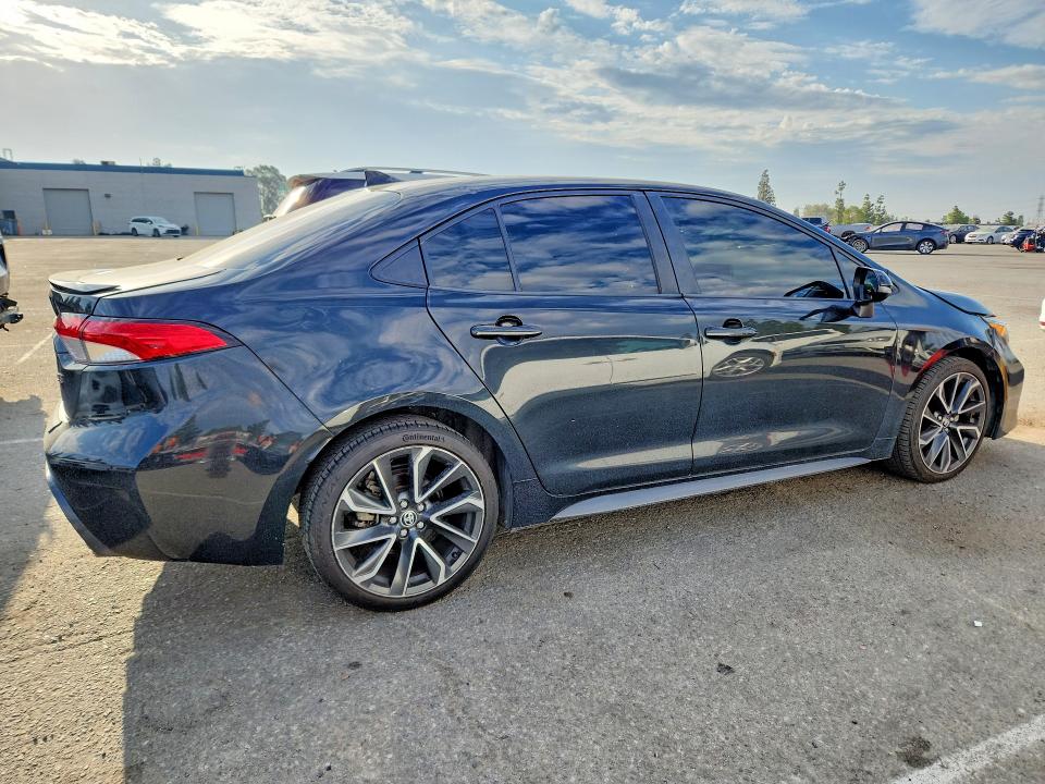 2020 Toyota Corolla VIN JTDS4RCE6LJ038680 COPART salvage auction — FRONT END, Ca - Cert Of Title-Salvaged, sold $4,350 on 2026-07-16 (photo 3)