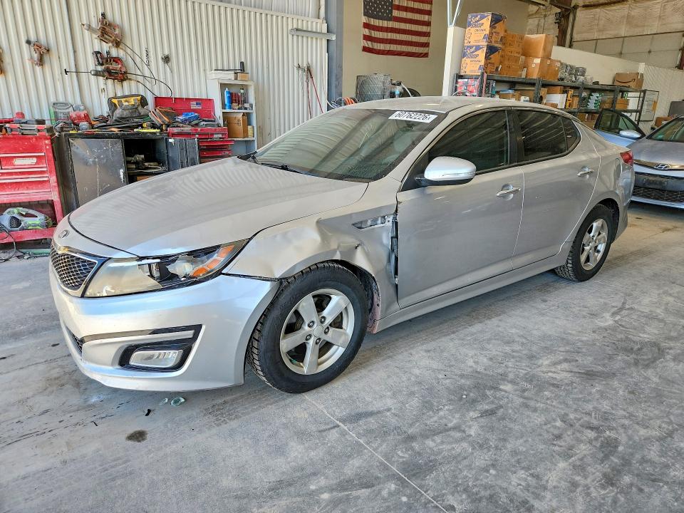 2014 Kia Optima VIN KNAGM4A71E5516865 COPART salvage auction — FRONT END, NE - CERT OF TITLE-SALVAGE, sold $225 on 2026-07-28 (photo 1)