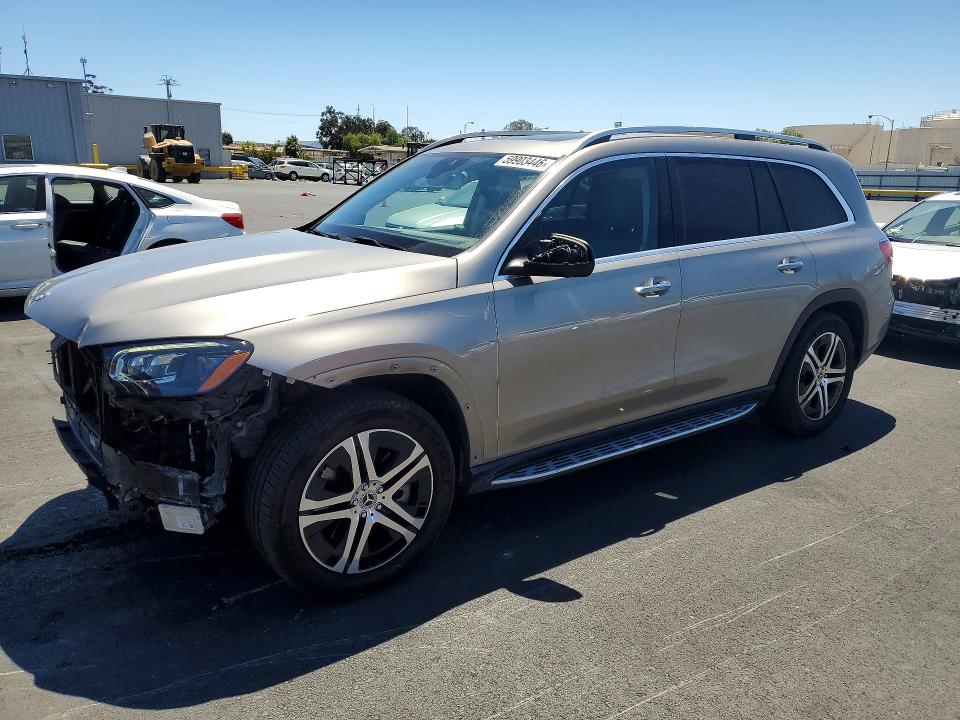 2020 Mercedes-benz Gls-klasse VIN 4JGFF5KE1LA092485 COPART salvage auction — FRONT END, CA - SALVAGE CERTIFICATE, sold $15,700 on 2026-07-27 (photo 1)
