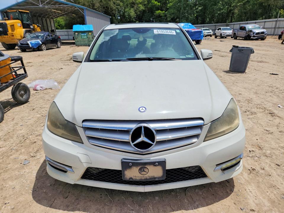 2012 Mercedes-benz C-klasse VIN WDDGF8BB6CR206102 COPART salvage auction — REAR END, Ga - Cert Of Title-Salvage, sold $650 on 2026-08-21 (photo 5)
