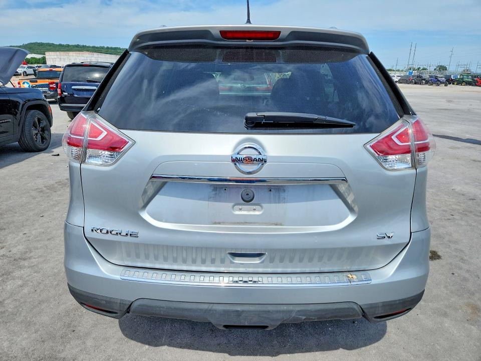 2015 Nissan Rogue VIN KNMAT2MT5FP552475 COPART salvage auction — FRONT END, Ok - Certificate Of Title, sold $1,200 on 2026-07-29 (photo 6)