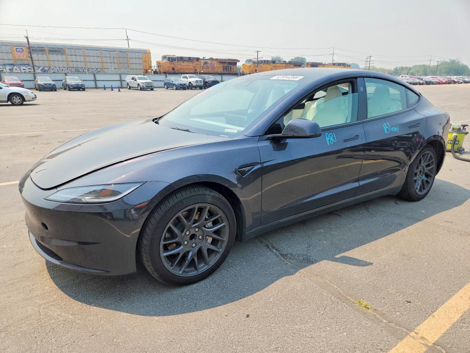 2024 Tesla Model 3 VIN 5YJ3E1EAXRF849251 — COPART salvage auction photo