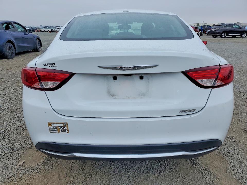 2015 Chrysler 200 VIN 1C3CCCAB0FN702048 COPART salvage auction — FRONT END, Ca - Salvage Certificate, sold $725 on 2026-09-01 (photo 6)