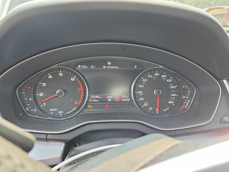 2020 Audi Q5 VIN WA1ANAFY9L2096075 COPART salvage auction — FRONT END, Fl - Certificate Of Destruction, sold $350 on 2026-07-23 (photo 9)