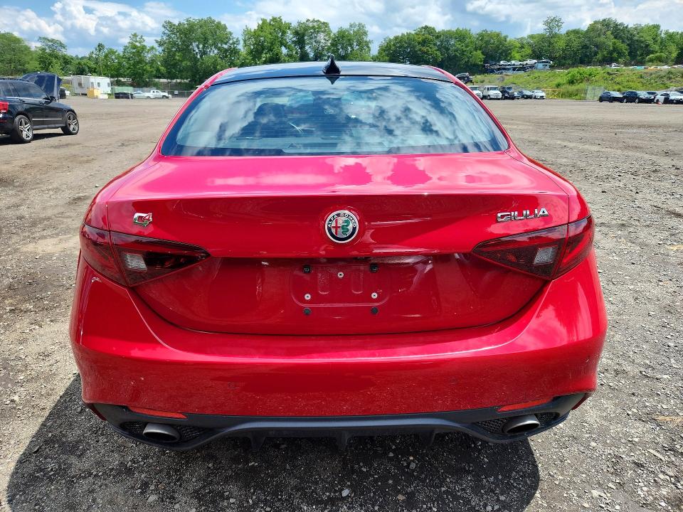 2018 Alfa romeo Giulia VIN ZARFAEEN6J7590728 COPART salvage auction — SIDE, Ny - Mv-907A Salvage Certificate, sold $10,600 on 2026-08-03 (photo 6)