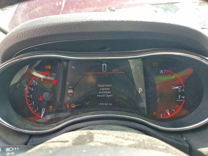 2017 Dodge Durango VIN 1C4RDJEGXHC950853 COPART salvage auction — FRONT END, Oh - Certificate Of Title, sold $2,350 on 2026-08-31 (photo 9)