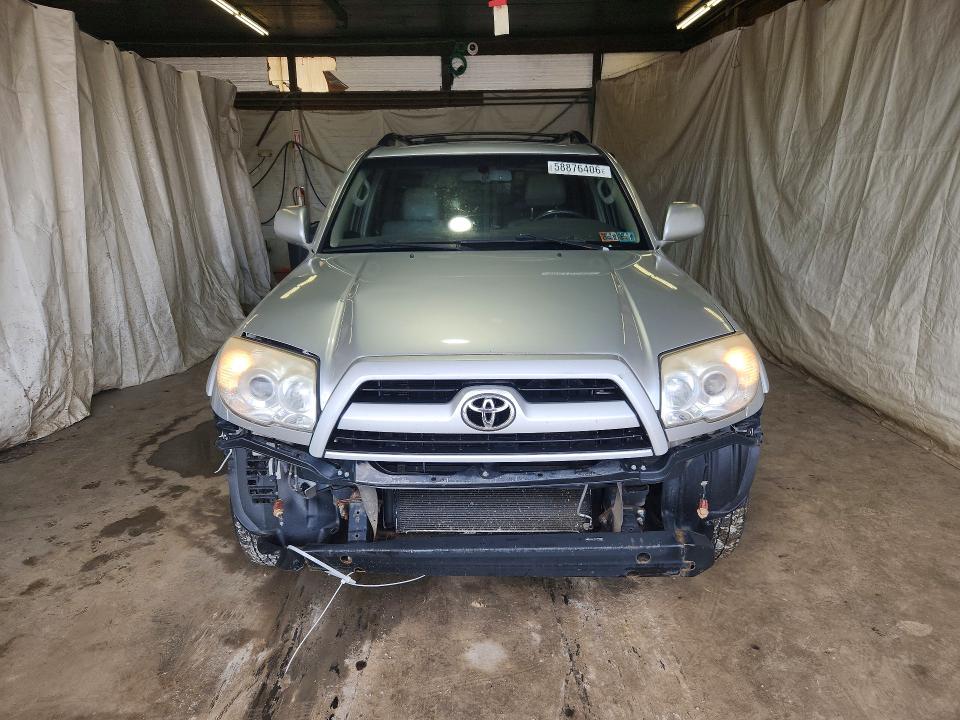 2007 Toyota 4runner VIN JTEBU17R678100392 COPART salvage auction — FRONT END, Pa - Certificate Of Salvage, sold $1,800 on 2026-07-30 (photo 5)