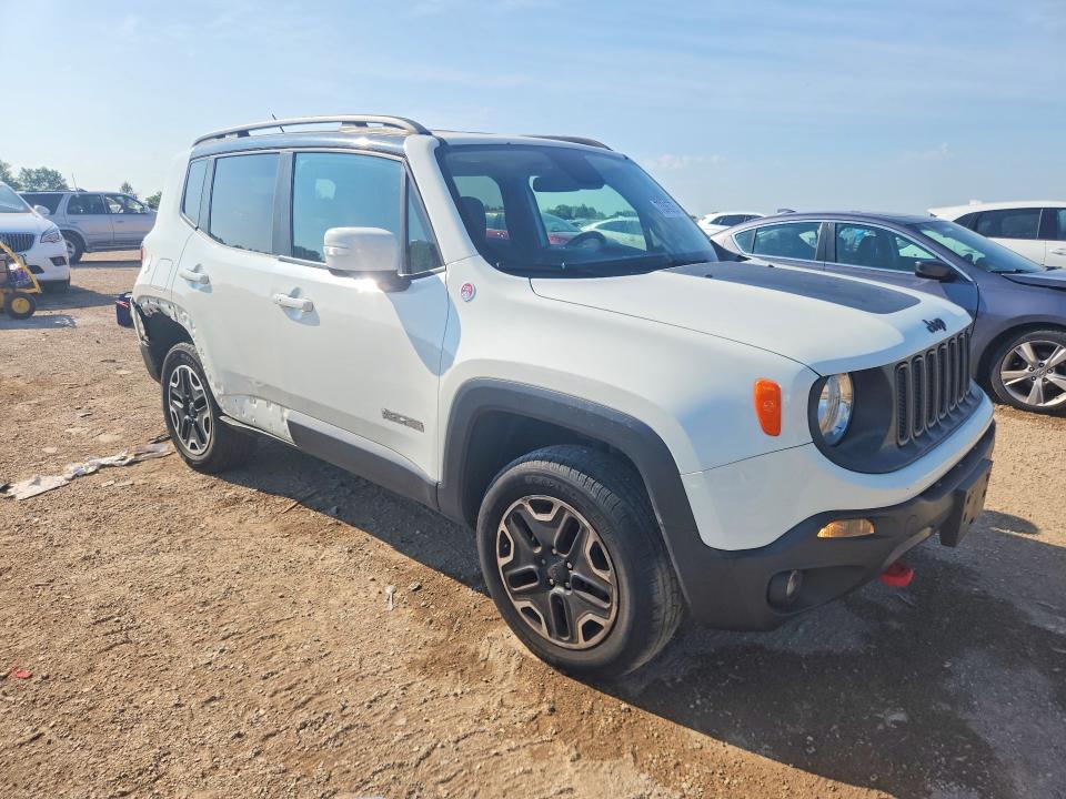 2017 Jeep Renegade VIN ZACCJBCB2HPF09869 COPART salvage auction — REAR END, Il - Salvage Certificate, sold $2,000 on 2026-08-18 (photo 4)