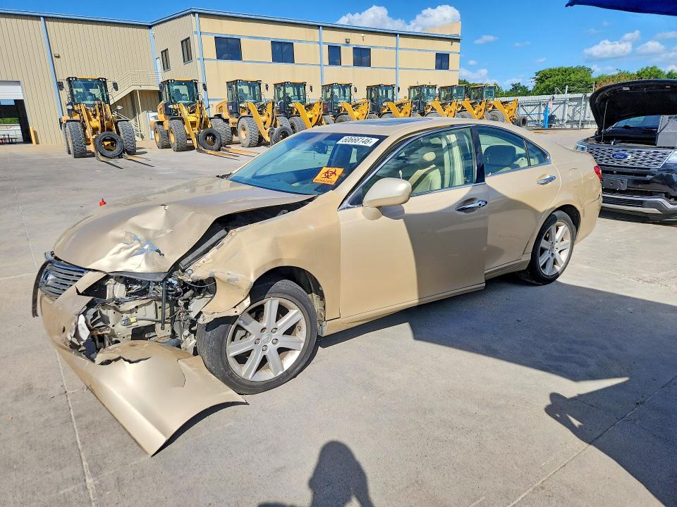 2007 Lexus ES VIN JTHBJ46G572129155 COPART salvage auction — FRONT END, MT - CERT OF TITLE-REBUILT SALVAGE, sold $175 on 2026-07-23 (photo 1)