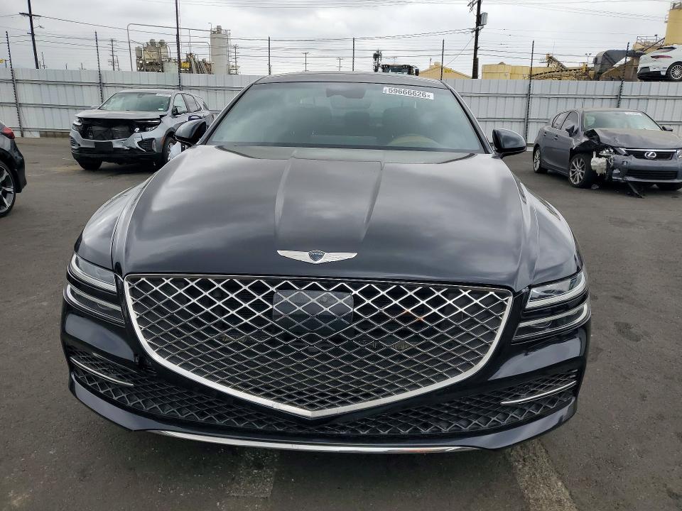 2022 Genesis G80 VIN KMTGB4SC8NU112618 COPART salvage auction — MINOR DENT/SCRATCHES, Ca - Salvage Certificate, sold $10,500 on 2026-07-22 (photo 5)