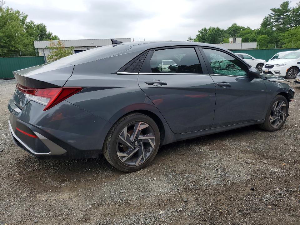 2025 Hyundai Elantra VIN KMHLS4DG7SU948229 COPART salvage auction — FRONT END, VA - CERTIFICATE OF TITLE (P), sold $5,600 on 2026-07-13 (photo 3)