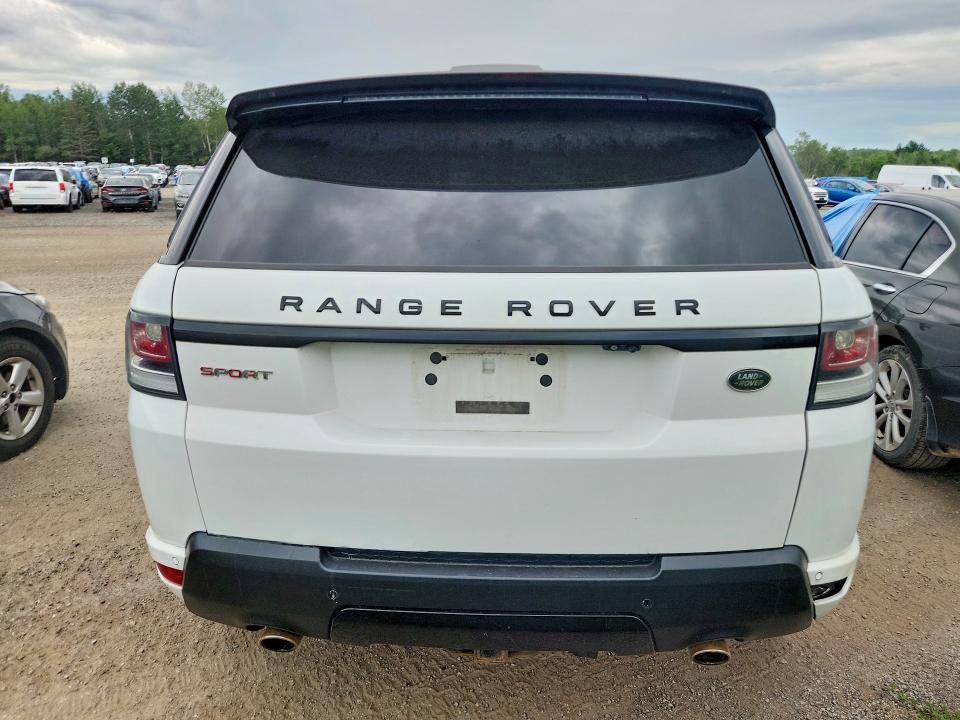 2016 Land rover Range rover sport VIN SALWS2VF0GA556061 COPART salvage auction — FRONT END, On - Permit Salvage, sold $4,100 on 2026-07-28 (photo 6)