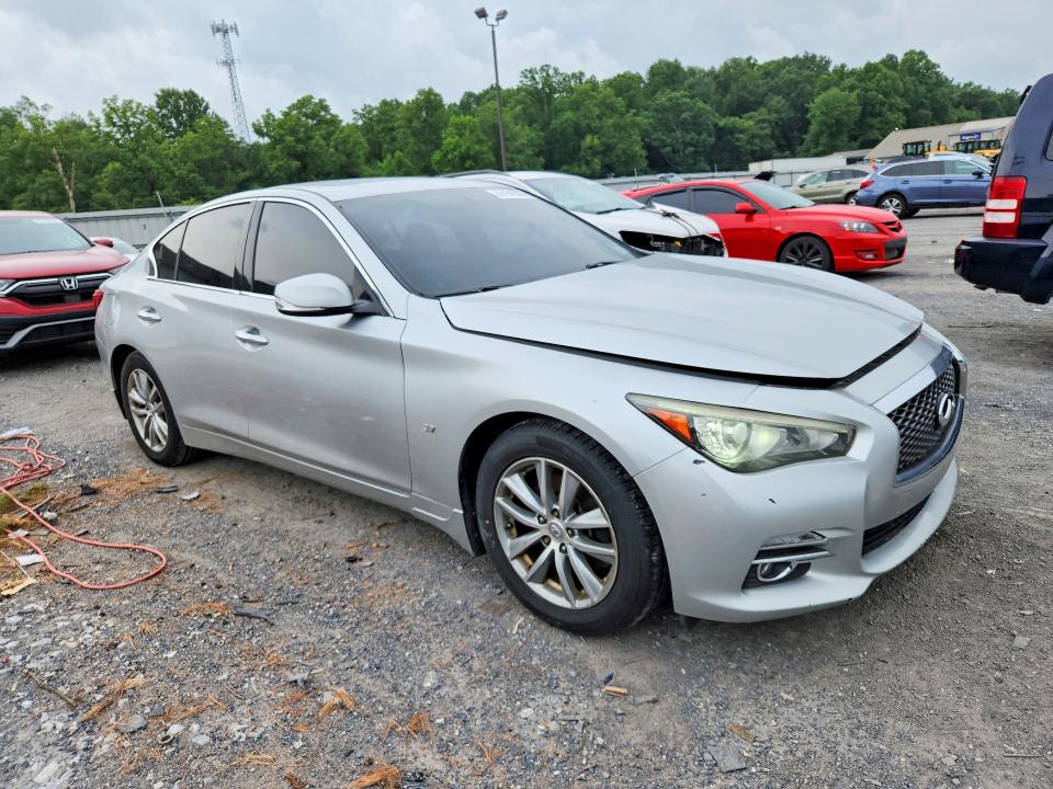 2015 Infiniti Q50 VIN JN1BV7AR3FM408075 COPART salvage auction — MINOR DENT/SCRATCHES, Pa - Cert Of Title, sold $1,550 on 2026-07-27 (photo 4)