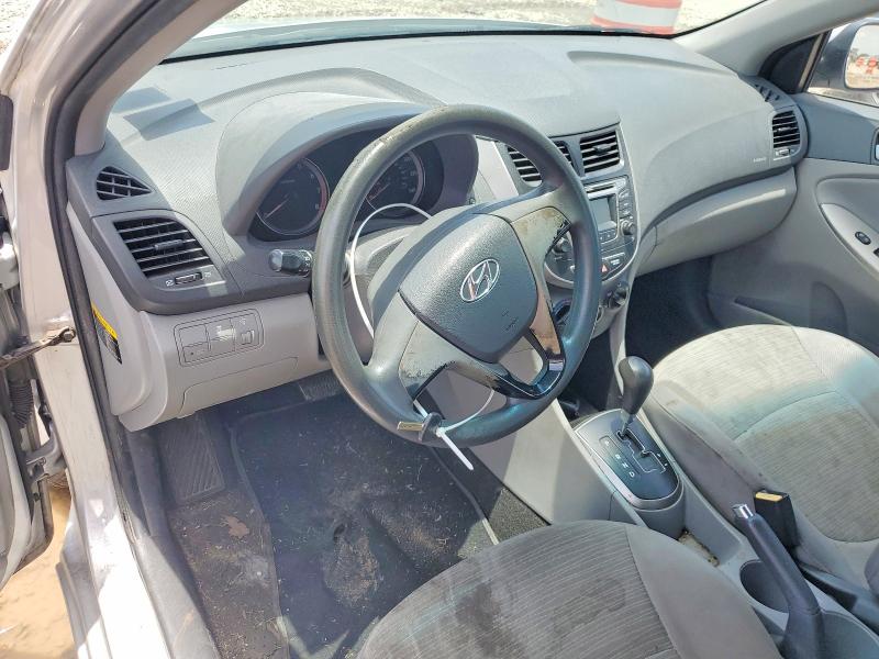 2015 Hyundai Accent VIN KMHCT4AE6FU802605 COPART salvage auction — FRONT END, Tx - Certificate Of Title, sold $100 on 2026-07-30 (photo 8)