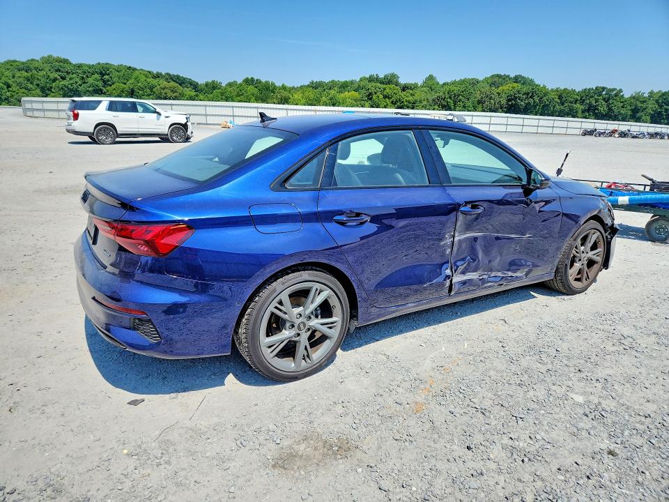 2024 Audi A3 VIN WAUHUDGY5RA086873 COPART salvage auction — FRONT END, Nc - Salvage Certificate Of Title, sold $11,400 on 2026-09-02 (photo 3)