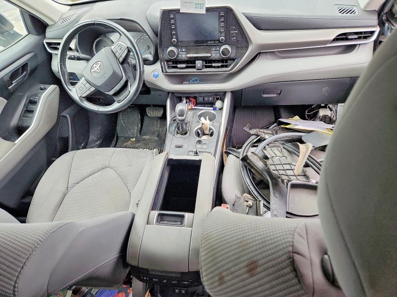 2021 Toyota Highlander VIN 5TDBBRCH6MS521249 COPART salvage auction — SIDE, Nj - Cert Of Title-Salvage, sold $6,800 on 2026-07-21 (photo 8)