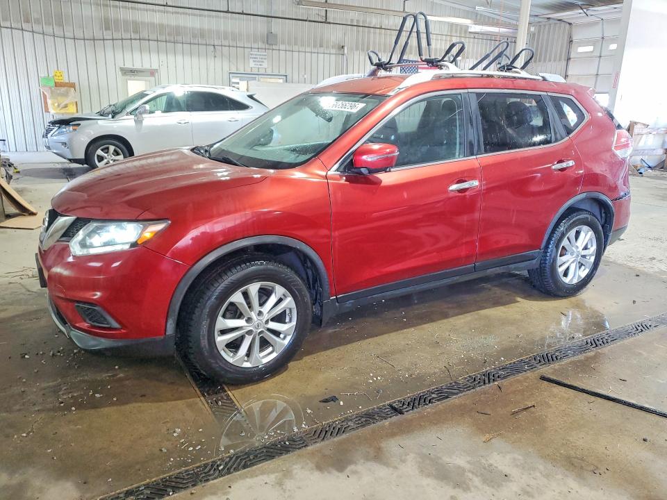 2016 Nissan Rogue VIN JN8AT2MV0GW150151 COPART salvage auction — REAR END, Pa - Certificate Of Salvage, sold $550 on 2026-07-23 (photo 1)