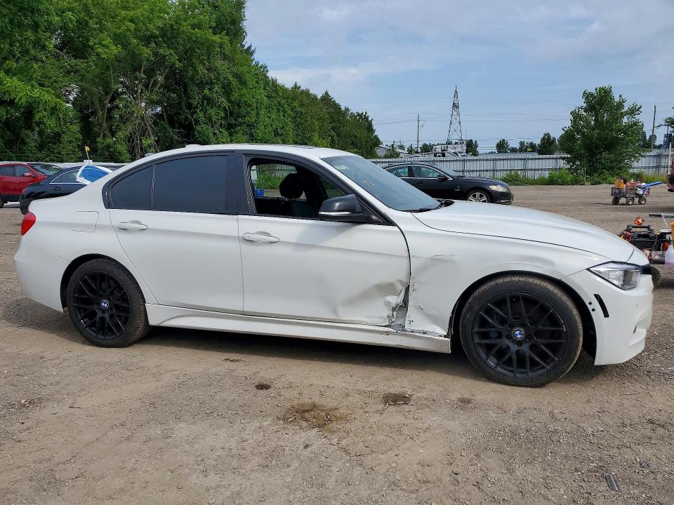 2015 BMW 3er VIN WBA3B9C50FP982810 COPART salvage auction — SIDE, ON - PERMIT NO BRAND - UNFIT, sold $4,800 on 2026-07-21 (photo 4)