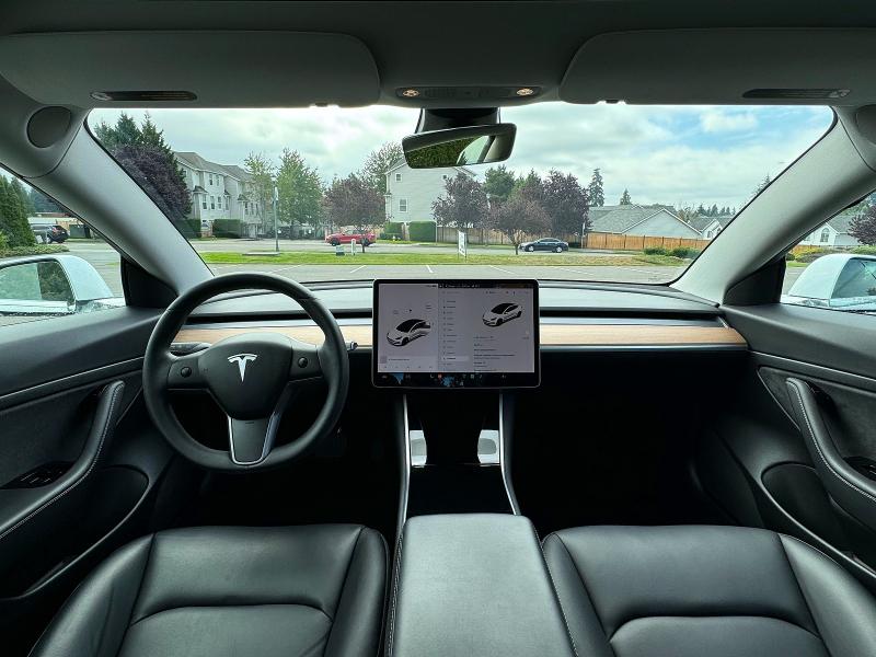 2020 Tesla Model 3 VIN 5YJ3E1EA9LF613004 COPART salvage auction — DAMAGE HISTORY, WA - CERT OF OWNERSHIP-REBUILT (P), sold $6,100 on 2026-07-31 (photo 9)