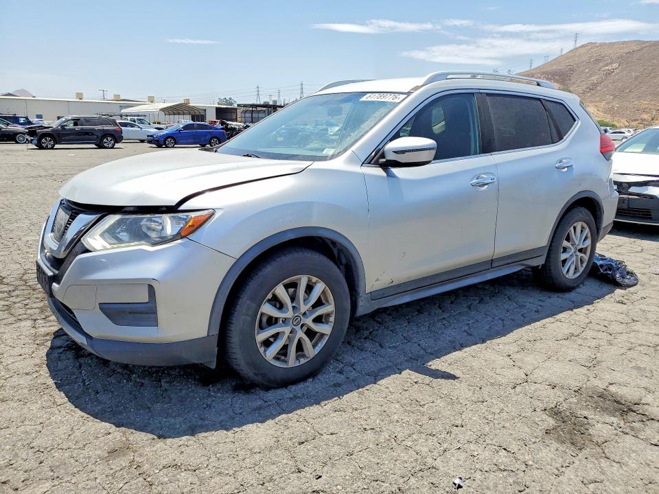 2017 Nissan Rogue VIN JN8AT2MT8HW396011 COPART salvage auction — REAR END, Ca - Lien Papers-Salvage Or Ac, sold $1,250 on 2026-07-30 (photo 1)
