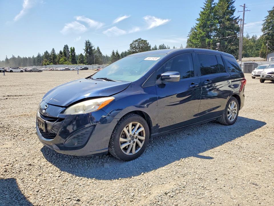 2014 Mazda 5 VIN JM1CW2BL3E0172223 COPART salvage auction — FRONT END, WA - BILL OF SALE, sold $900 on 2026-07-17 (photo 1)