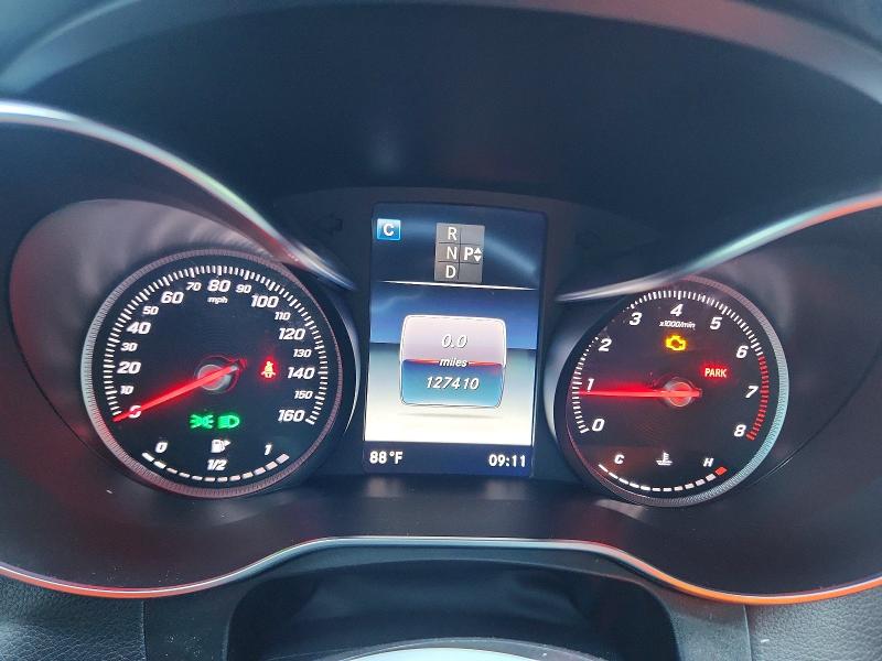 2018 Mercedes-benz Glc VIN WDC0G4JB8JV063266 COPART salvage auction — REAR END, Fl - Cert Of Title Slvg Rebuildable, sold $9,100 on 2026-08-17 (photo 9)