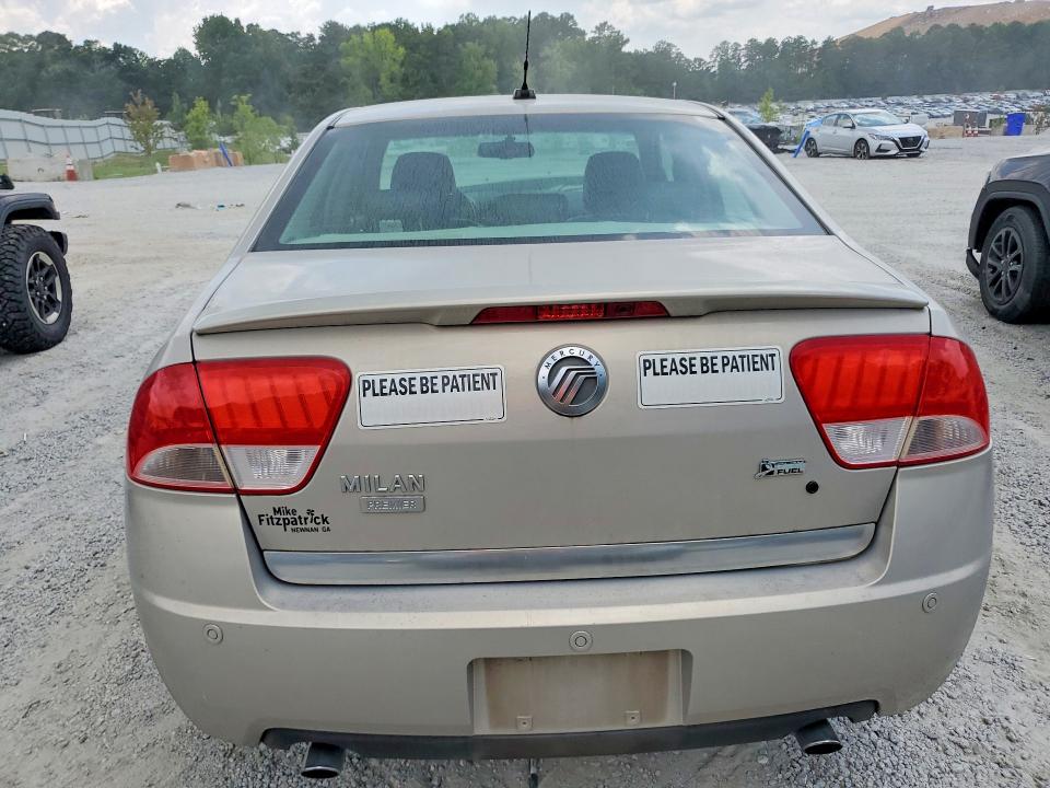 2010 Mercury Milan VIN 3MEHM0JG0AR628918 COPART salvage auction — FRONT END, Ga - Cert Of Title-Salvage, sold $150 on 2026-07-27 (photo 6)