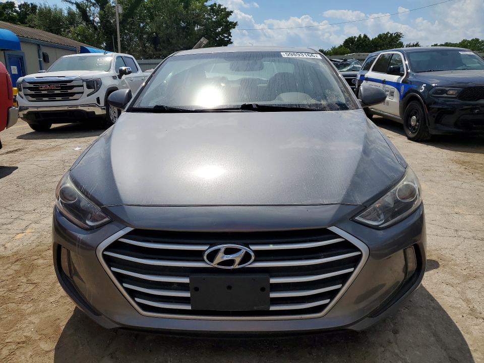 2018 Hyundai Elantra VIN 5NPD84LF4JH321819 COPART salvage auction — HAIL, Ks - Cert Of Title-Rebuilt Salvage, sold $1,350 on 2026-07-22 (photo 5)
