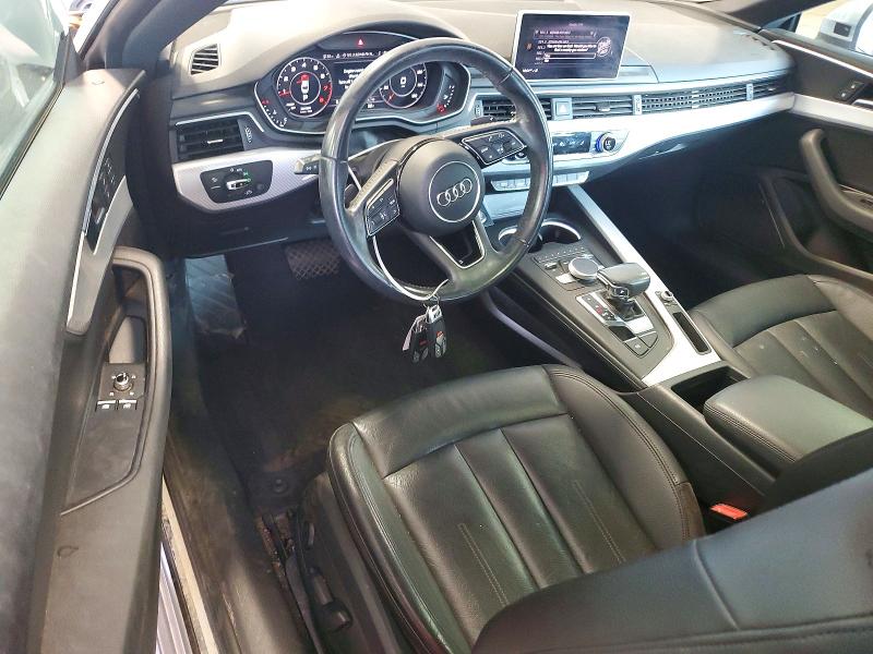 2018 Audi A5 VIN WAUPNAF58JA008428 COPART salvage auction — FRONT END, Salvage Title, sold $8,300 on 2026-08-20 (photo 8)