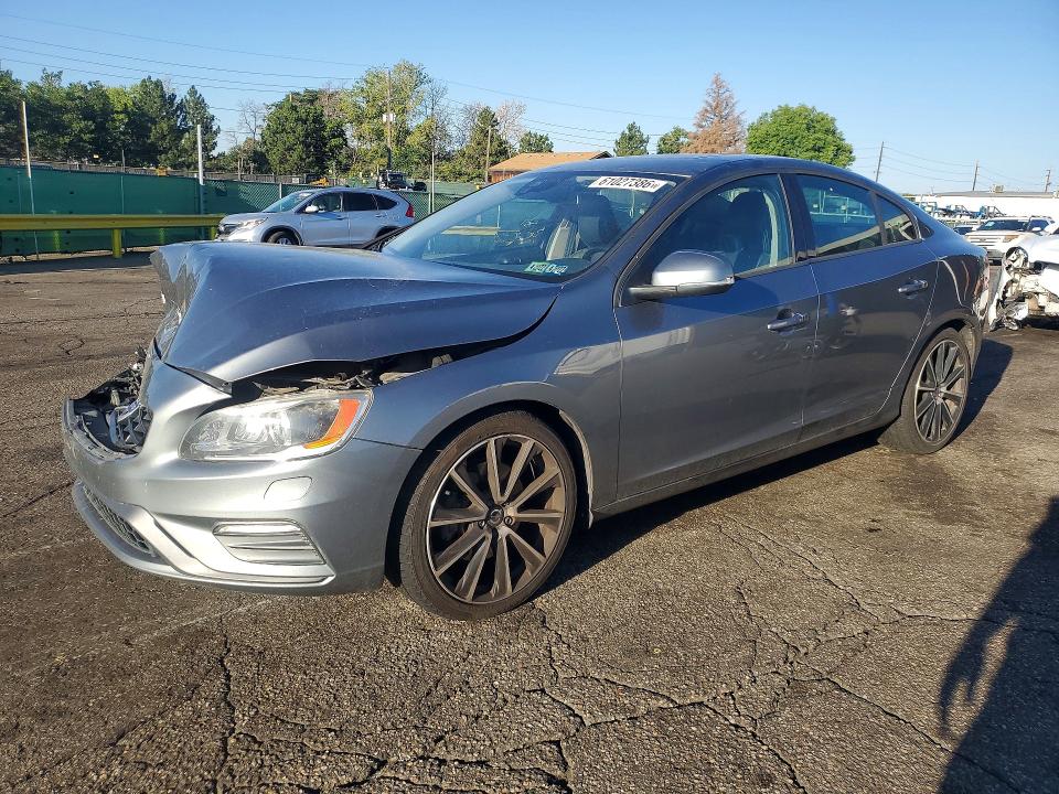 2018 Volvo S60 VIN YV140MTL1J2460637 COPART salvage auction — FRONT END, Co - Dis/Dlr/Exp Only Clean Title, sold $625 on 2026-08-11 (photo 1)