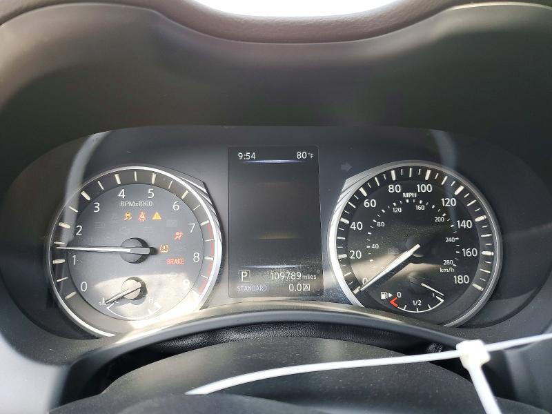 2018 Infiniti Q50 VIN JN1EV7AR7JM441621 COPART salvage auction — REAR END, Salvage Title, sold $1,650 on 2026-07-22 (photo 9)