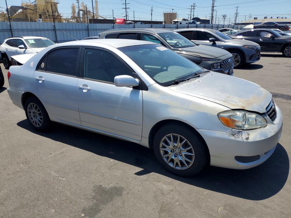 2006 Toyota Corolla VIN JTDBR32E460090156 COPART salvage auction — VANDALISM, Ca - Cert Of Title-Salvaged, sold $775 on 2026-07-29 (photo 4)