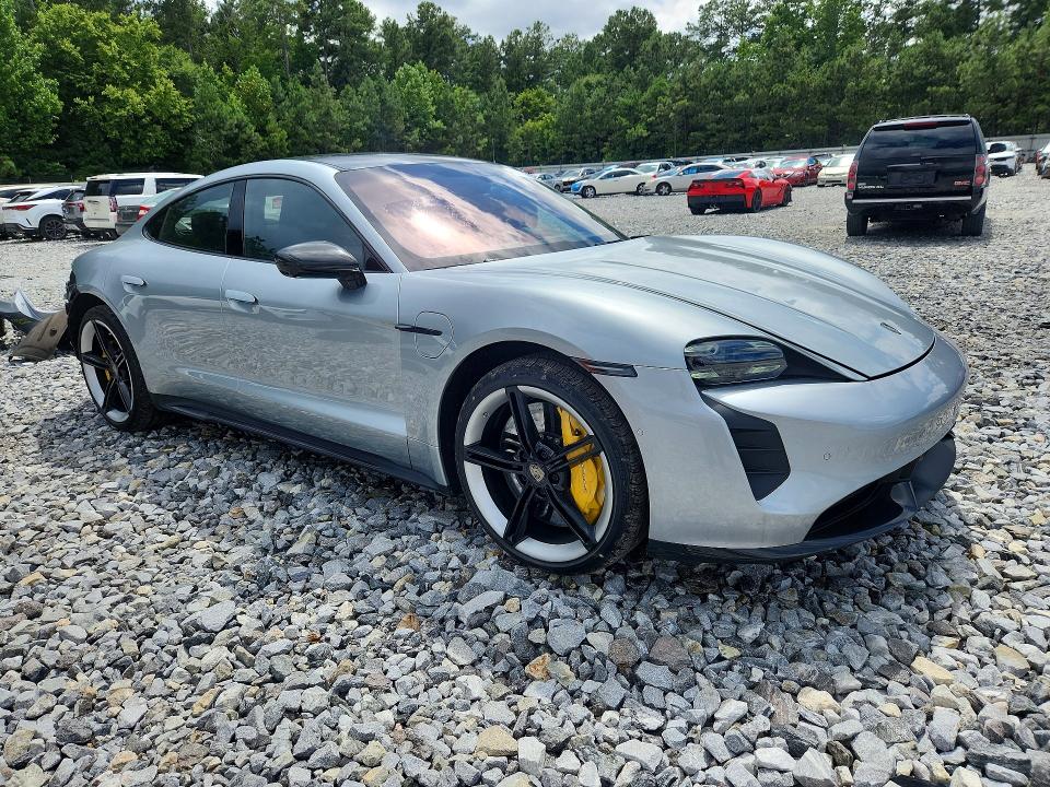 2020 Porsche Taycan VIN WP0AC2Y18LSA71897 COPART salvage auction — REAR END, Ga - Cert Of Title-Salvage, sold $28,250 on 2026-08-04 (photo 4)