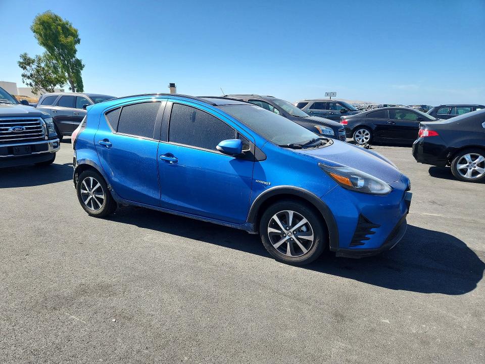 2018 Toyota Prius c VIN JTDKDTB37J1606591 COPART salvage auction — REAR END, Ca - Salvage Certificate, sold $90 on 2026-07-29 (photo 4)