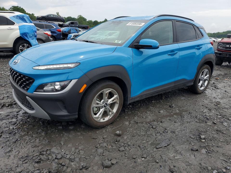 2022 Hyundai Kona VIN KM8K6CAB9NU888901 COPART salvage auction — ROOF, Salvage Title, sold $400 on 2026-07-29 (photo 1)