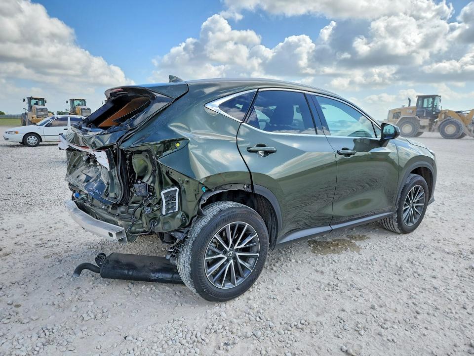 2025 Lexus Nx VIN JTJGKCEZ1S2061864 COPART salvage auction — REAR END, TX - SALVAGE VEHICLE TITLE (P), sold $24,100 on 2026-07-09 (photo 3)