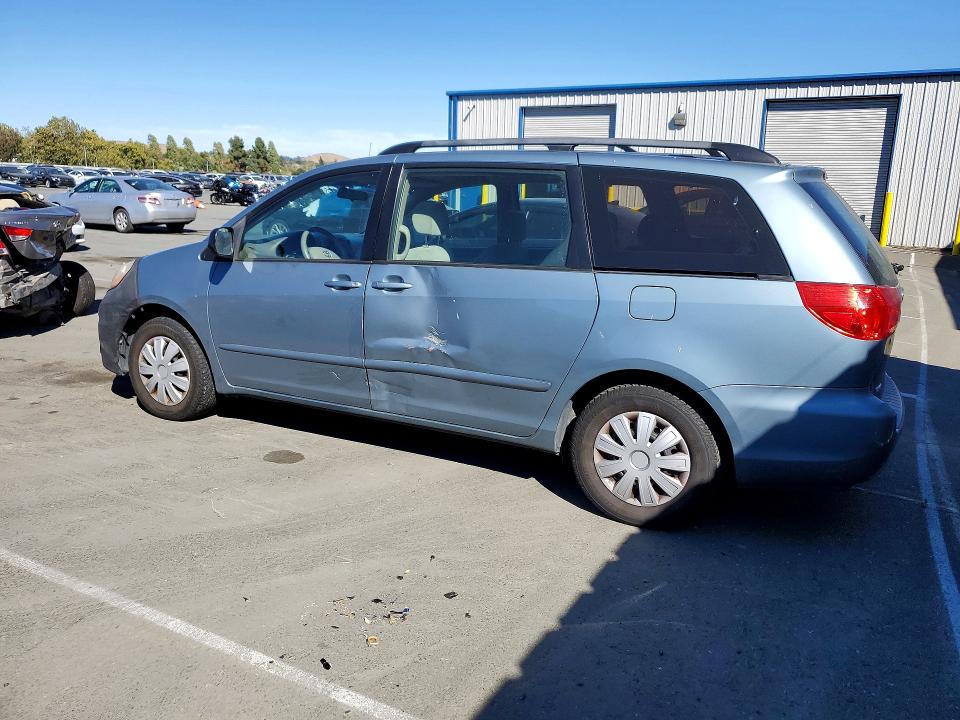 2008 Toyota Sienna VIN 5TDZK23C18S205743 COPART salvage auction — SIDE, Ca - Salvage Certificate, sold $775 on 2026-07-17 (photo 2)