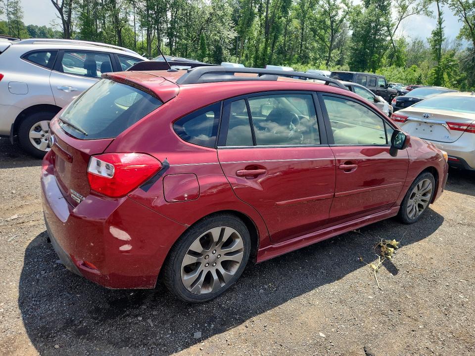 2013 Subaru Impreza VIN JF1GPAS65D2887175 COPART salvage auction — MINOR DENT/SCRATCHES, CT - CERT OF TITLE-REBUILT SALVAGE, sold $600 on 2026-07-24 (photo 3)