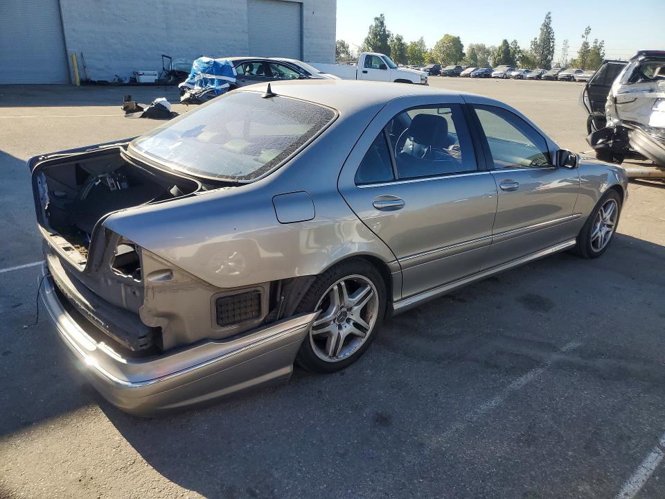 2006 Mercedes-benz S class VIN WDBNG75J66A473222 COPART salvage auction — REAR END, CA - SALVAGE CERTIFICATE, sold $150 on 2026-07-21 (photo 3)