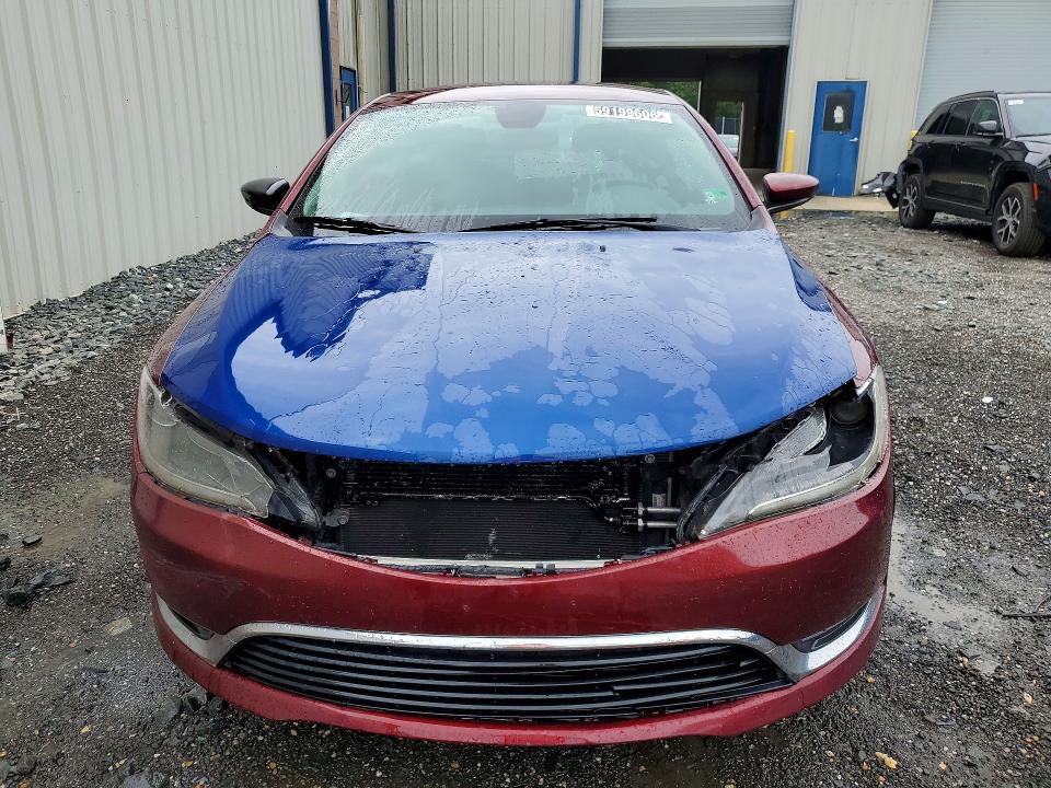 2016 Chrysler 200 VIN 1C3CCCAB2GN166611 COPART salvage auction — FRONT END, VA - CERTIFICATE OF TITLE, sold $200 on 2026-07-28 (photo 5)