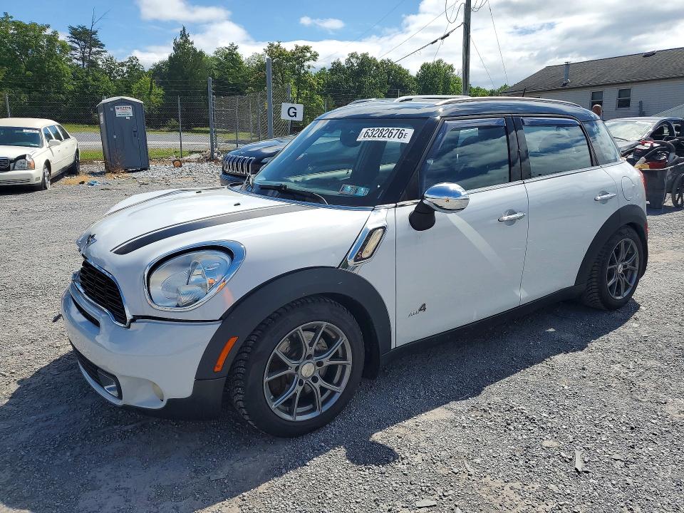 2013 Mini Cooper VIN WMWZC5C55DWM15916 COPART salvage auction — FRONT END, Pa - Certificate Of Salvage, sold $900 on 2026-08-13 (photo 1)